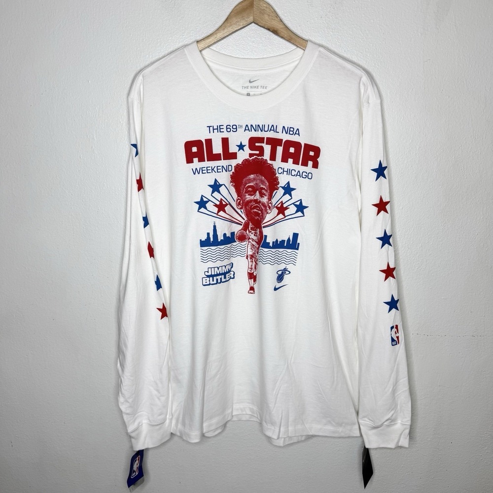 New Nike NBA 69th Annual All Star Weekend Jimmy Butler Miami Heat Shirt Men's XL